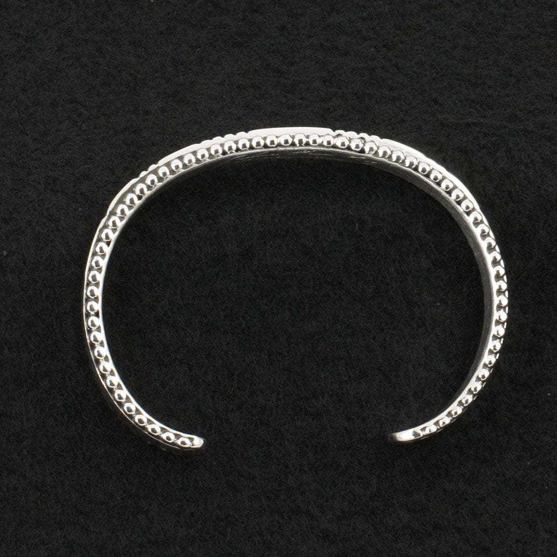 Jonathan Nez Sterling Silver & 14k Gold Bracelet