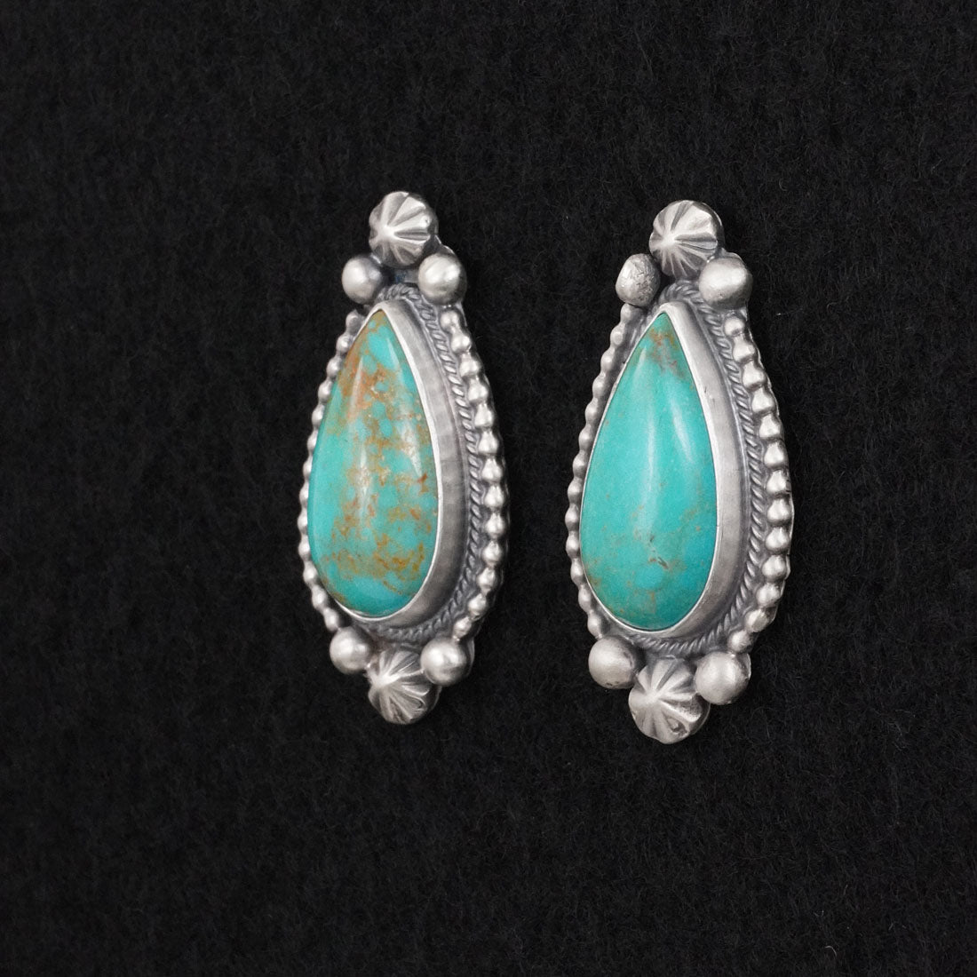 Darrin Livingston Turquoise & Sterling Silver Earrings