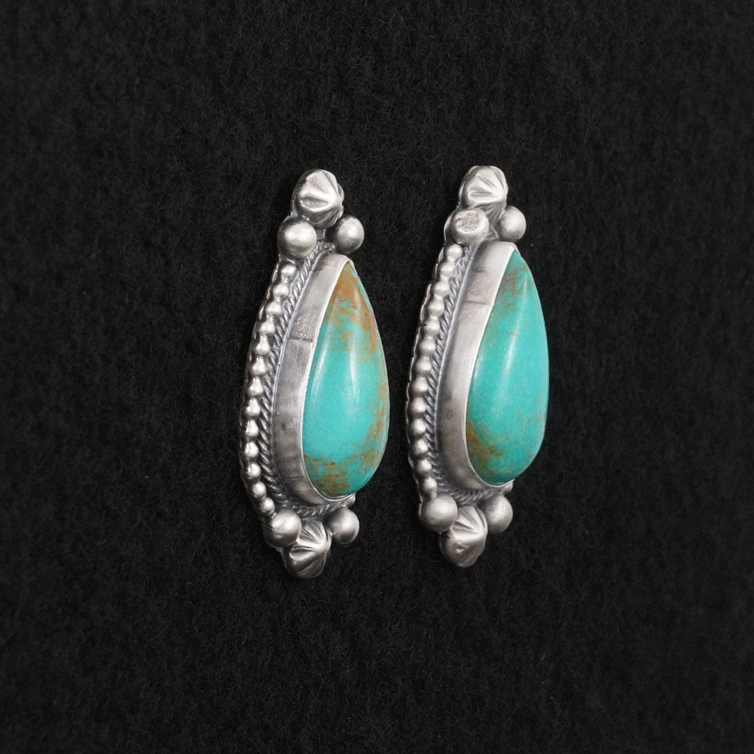 Darrin Livingston Turquoise & Sterling Silver Earrings