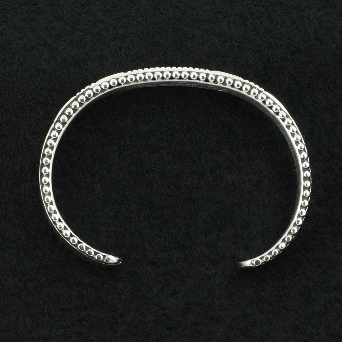 Jonathan Nez Sterling Silver & 14k Gold Bracelet