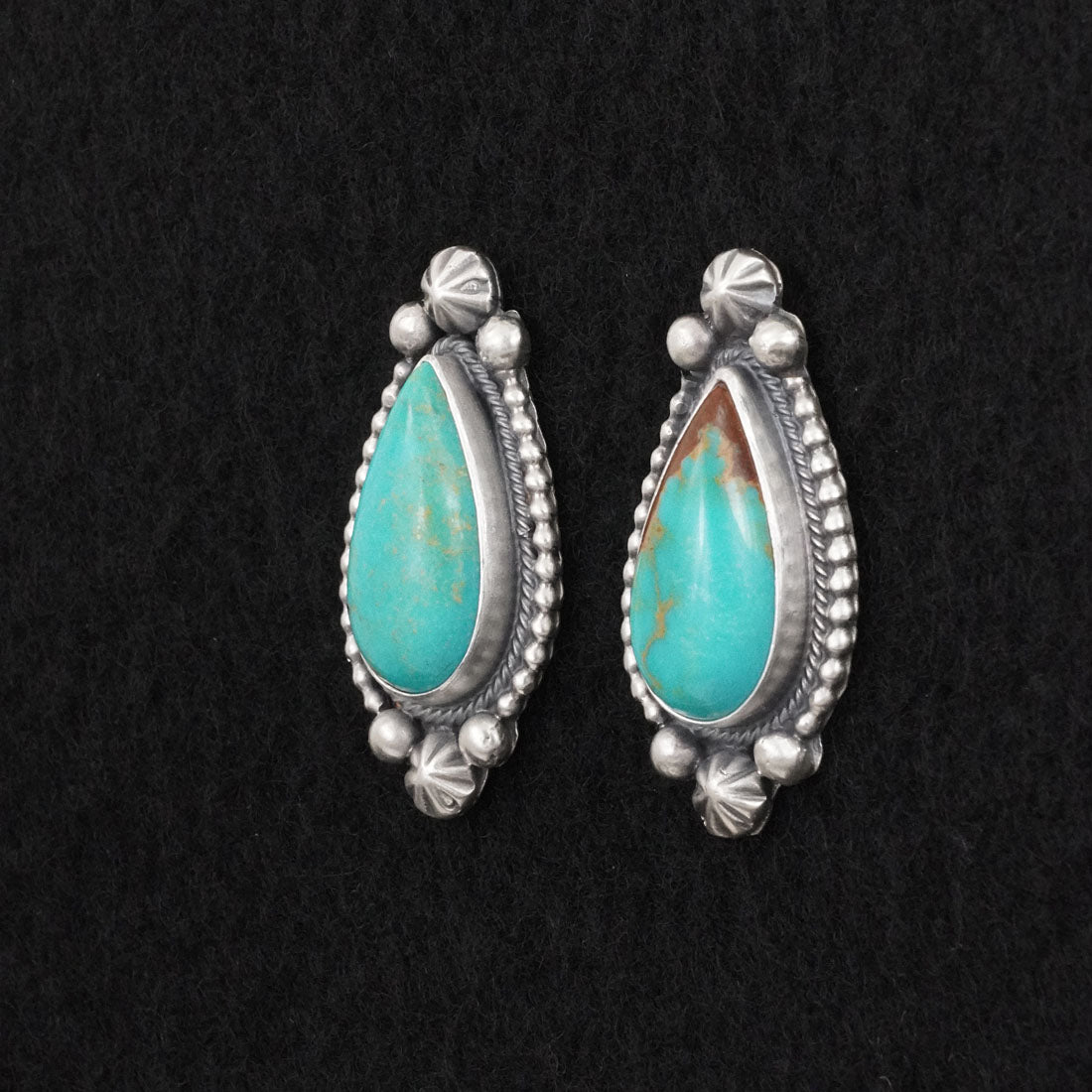 Darrin Livingston Turquoise & Sterling Silver Earrings