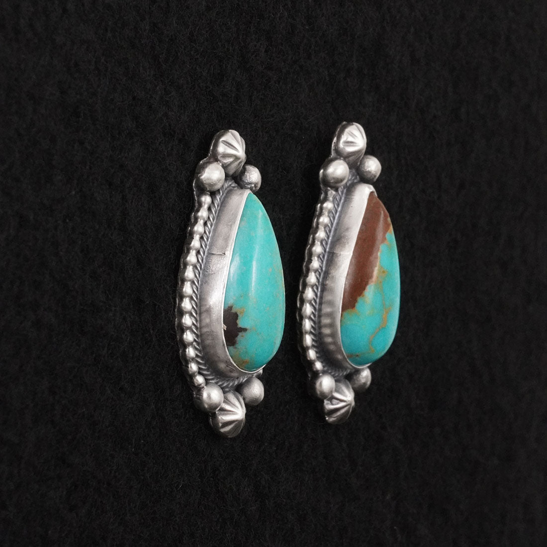 Darrin Livingston Turquoise & Sterling Silver Earrings
