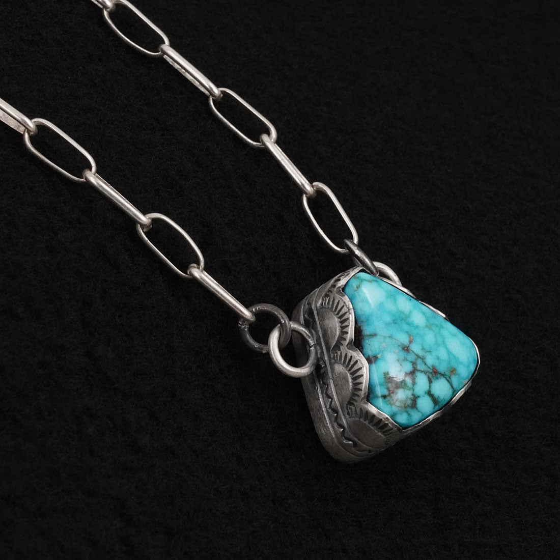 Randy Boyd Turquoise & Sterling Silver Necklace