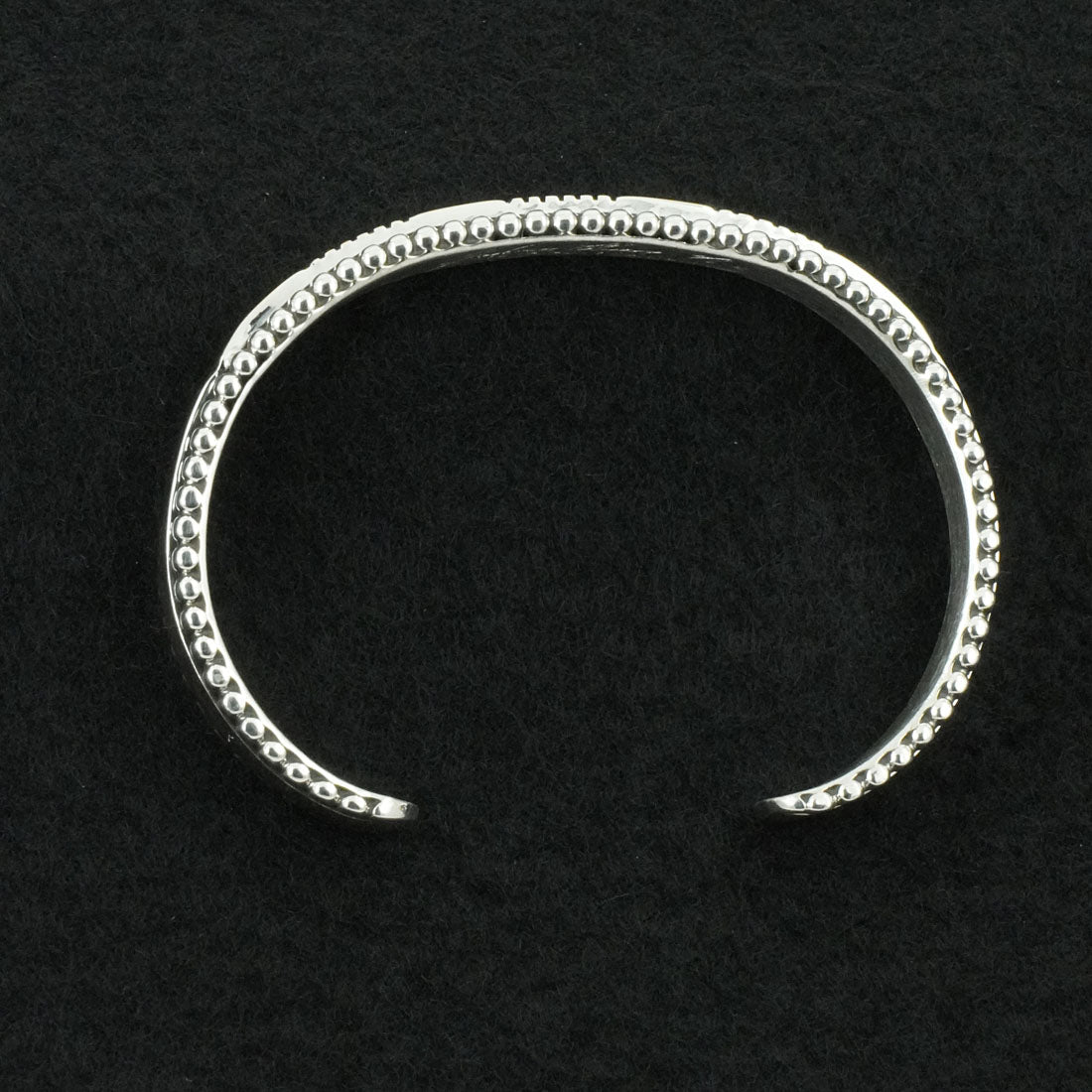 Jonathan Nez Sterling Silver & 14k Gold Bracelet