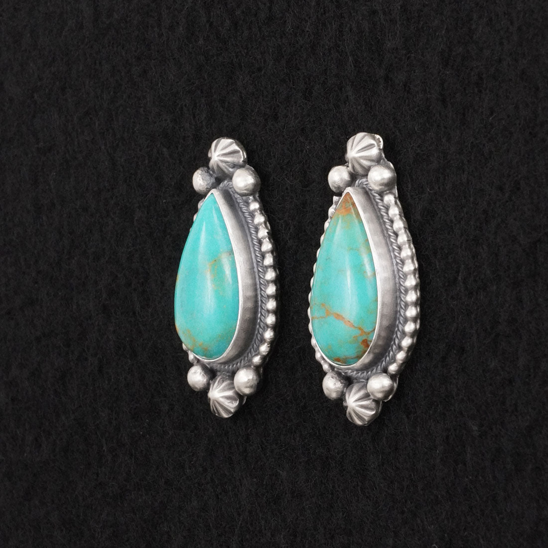 Darrin Livingston Turquoise & Sterling Silver Earrings