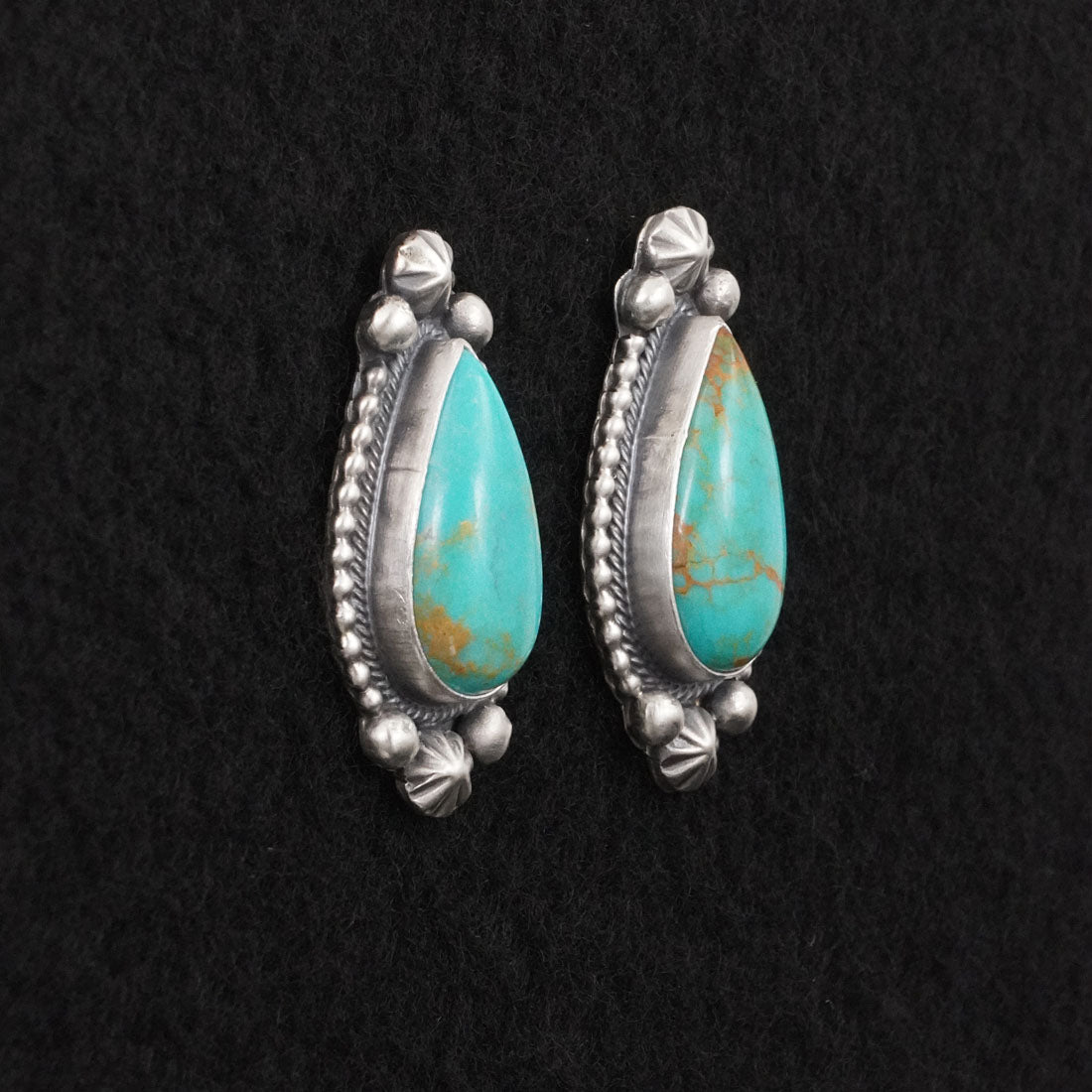 Darrin Livingston Turquoise & Sterling Silver Earrings