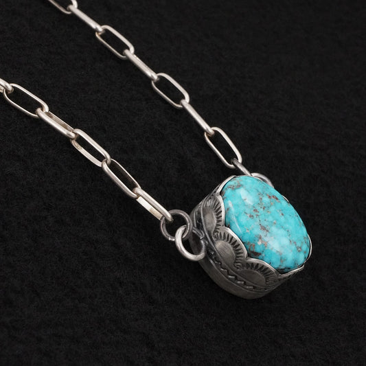 Randy Boyd Turquoise & Sterling Silver Necklace