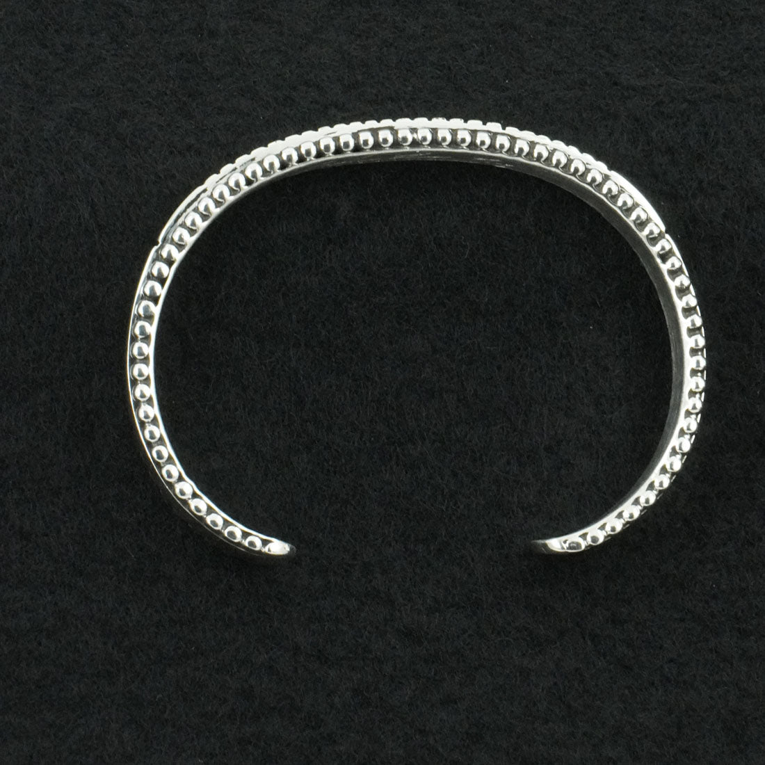 Jonathan Nez Sterling Silver & 14k Gold Bracelet