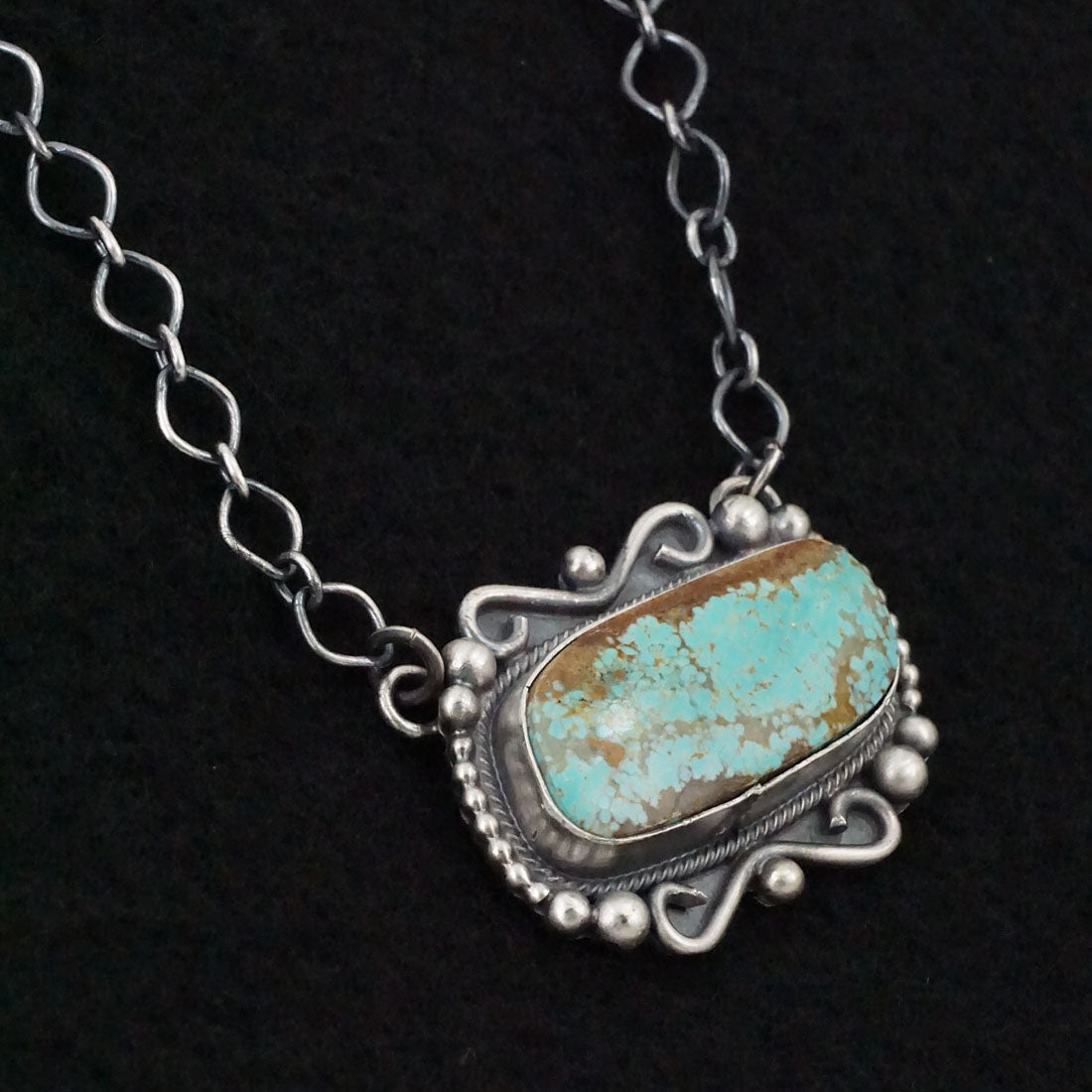 Darrin Livingston Turquoise & Sterling Silver Necklace