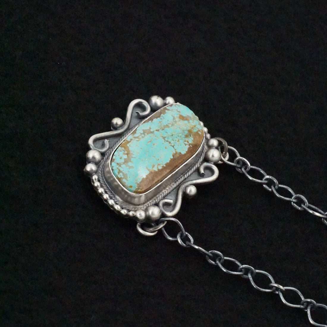 Darrin Livingston Turquoise & Sterling Silver Necklace