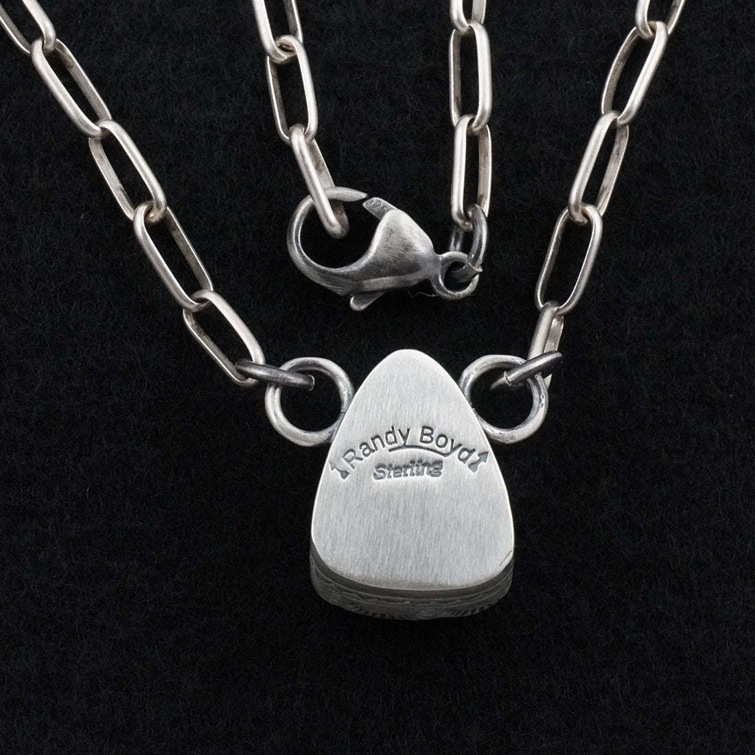 Randy Boyd Turquoise & Sterling Silver Necklace