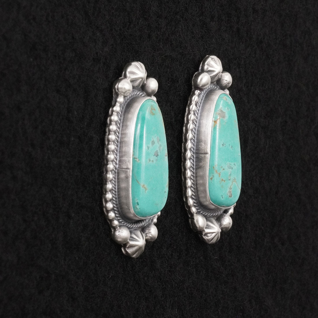 Darrin Livingston Turquoise & Sterling Silver Earrings