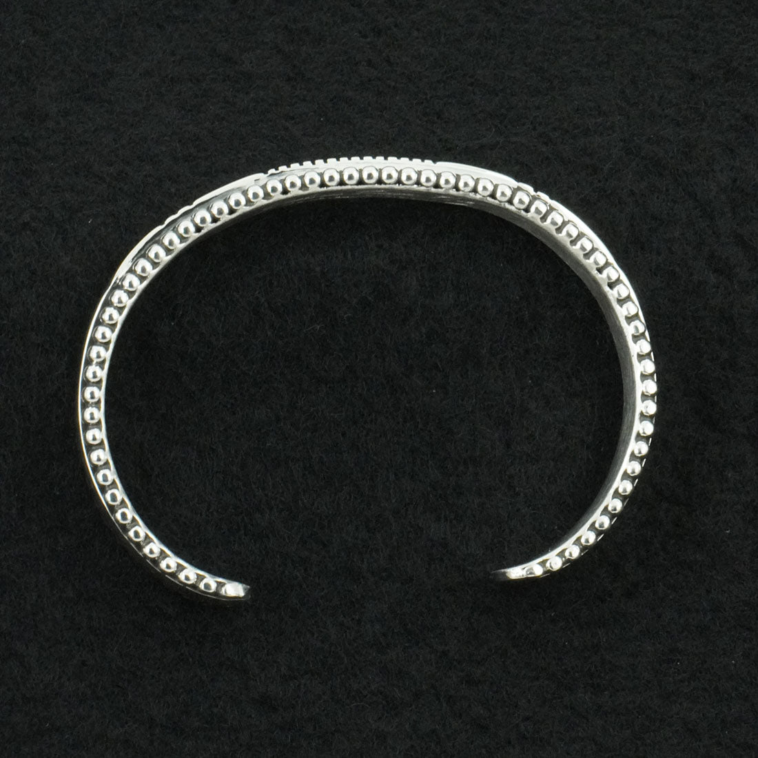 Jonathan Nez Sterling Silver & 14k Gold Bracelet
