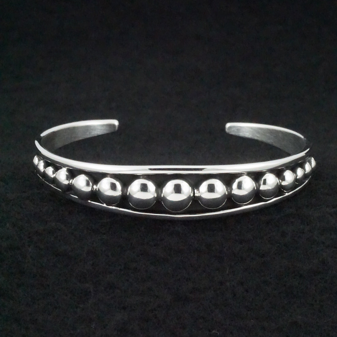 Jonathan Nez Sterling Silver Bracelet