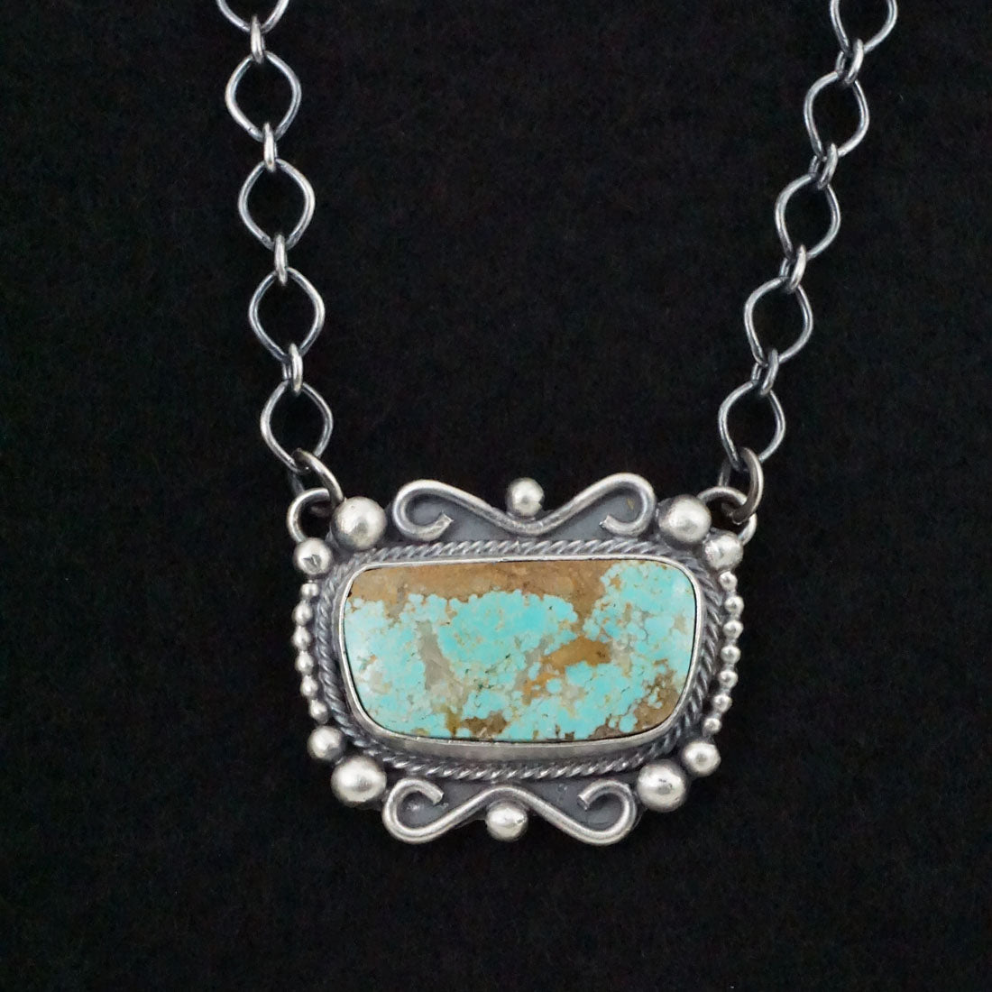 Darrin Livingston Turquoise & Sterling Silver Necklace