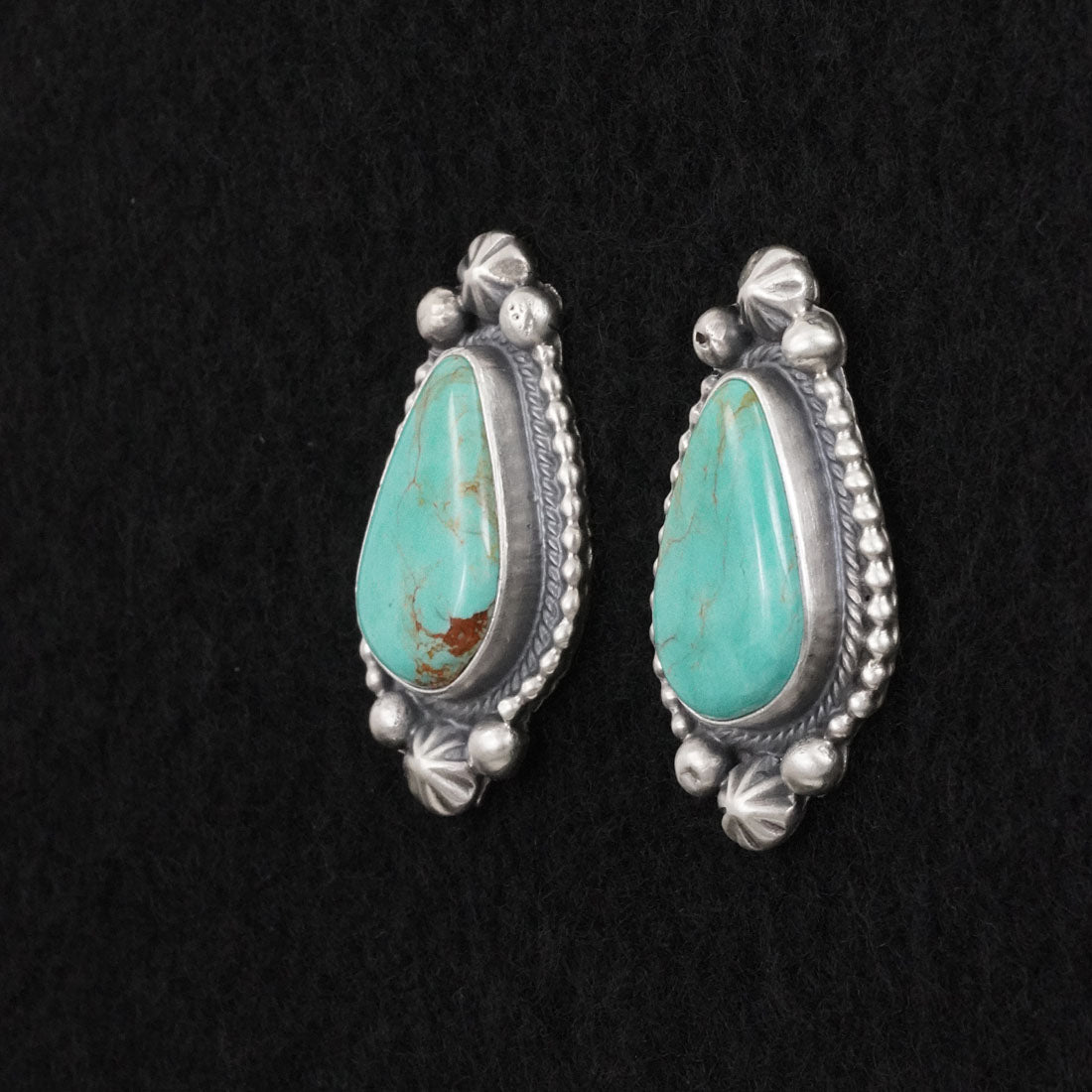 Darrin Livingston Turquoise & Sterling Silver Earrings