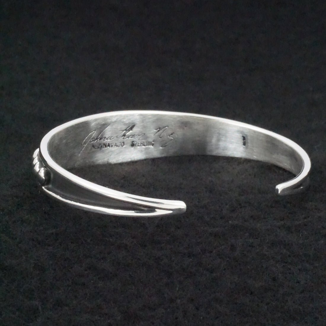 Jonathan Nez Sterling Silver Bracelet