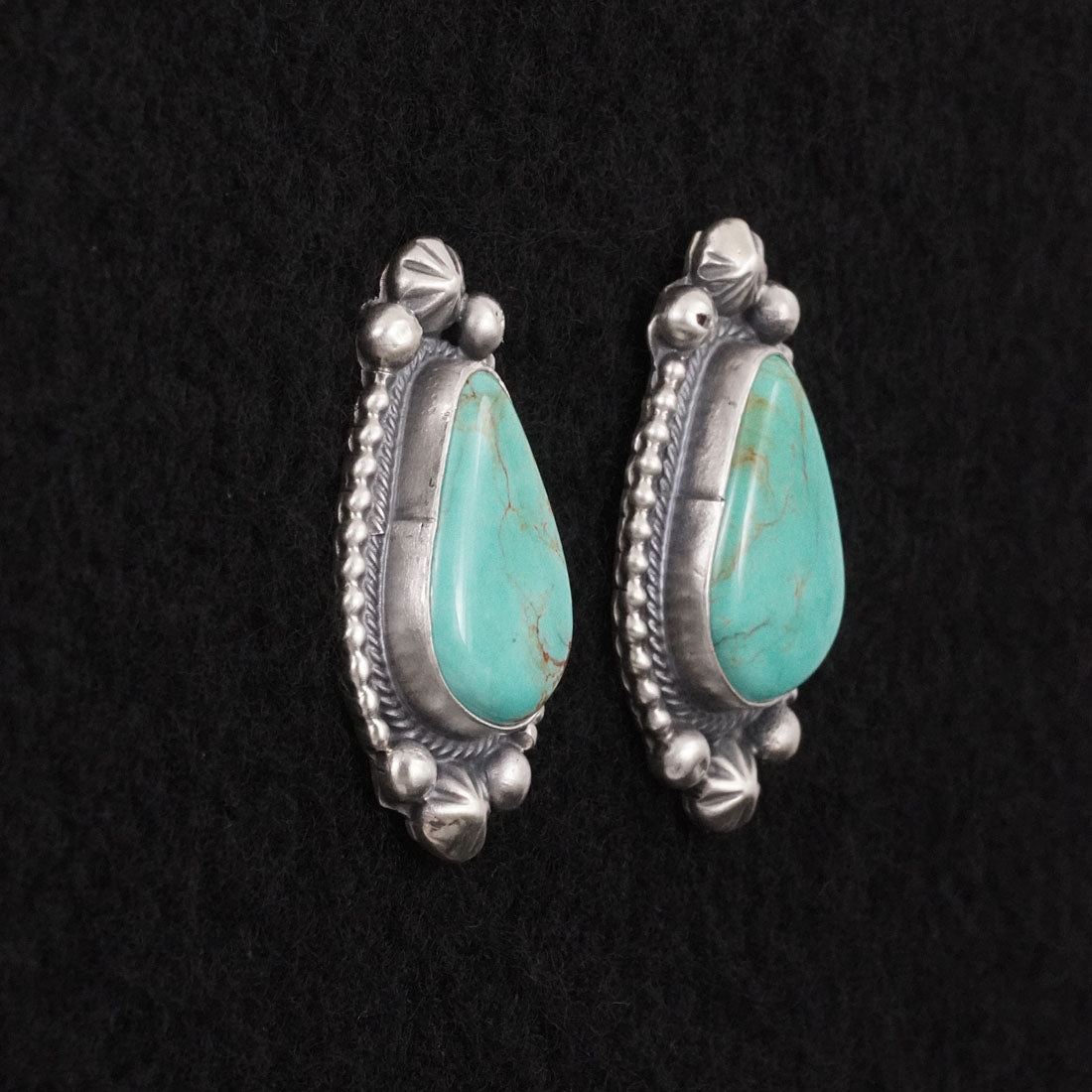 Darrin Livingston Turquoise & Sterling Silver Earrings