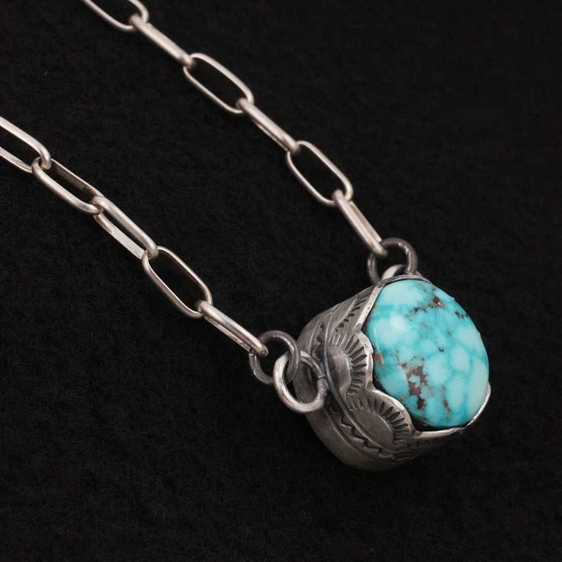 Randy Boyd Turquoise & Sterling Silver Necklace