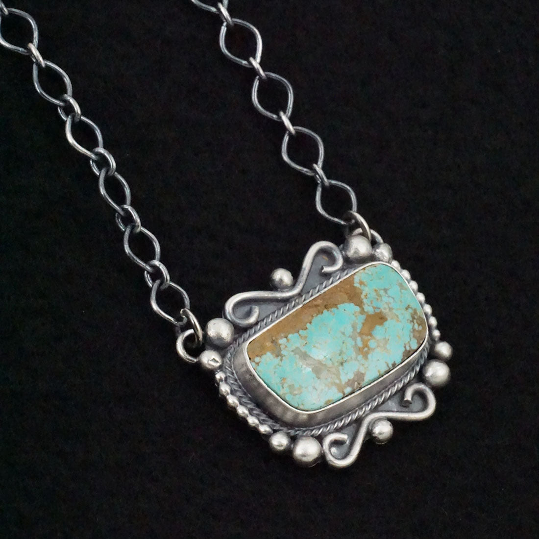 Darrin Livingston Turquoise & Sterling Silver Necklace