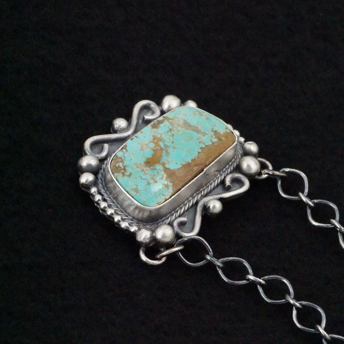 Darrin Livingston Turquoise & Sterling Silver Necklace