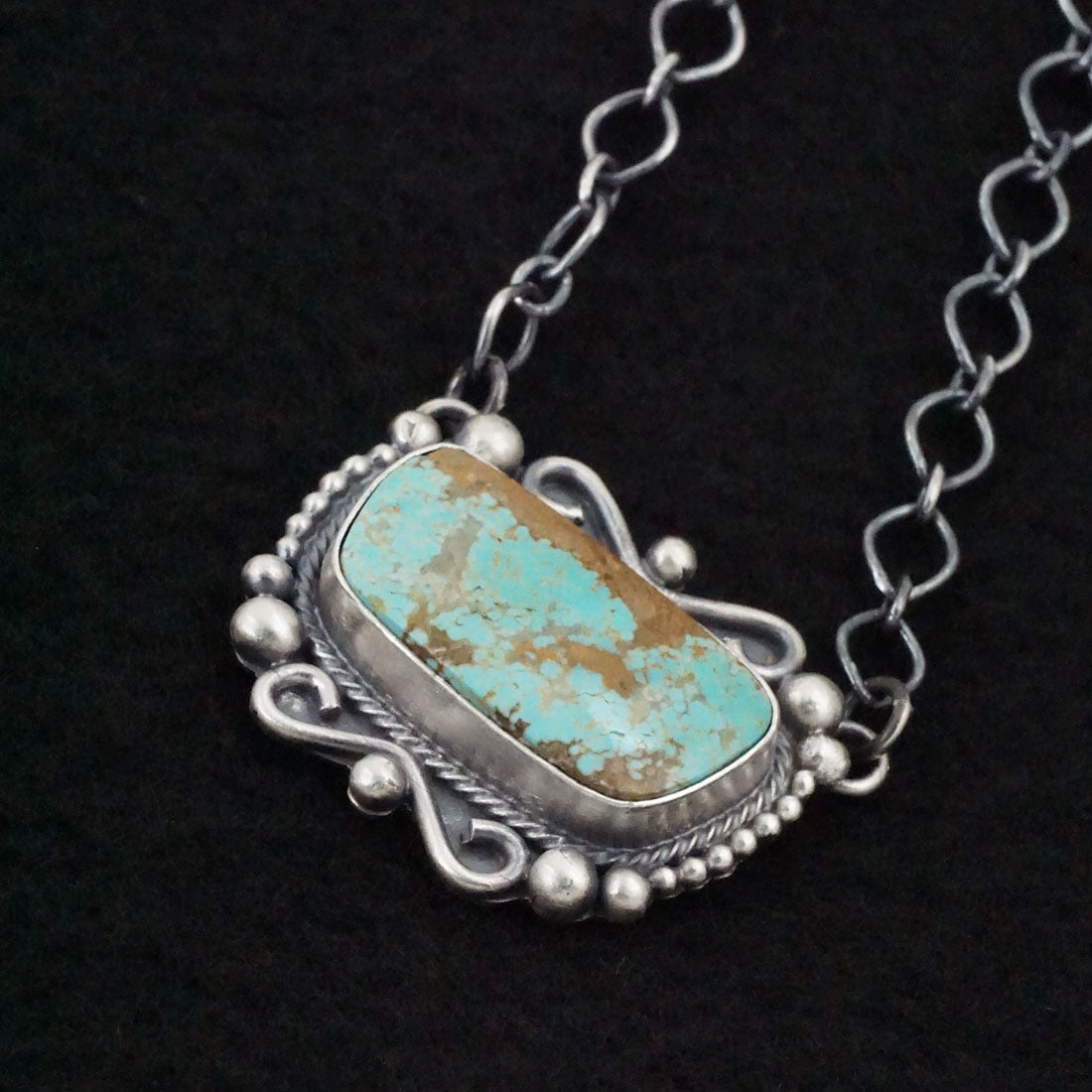 Darrin Livingston Turquoise & Sterling Silver Necklace