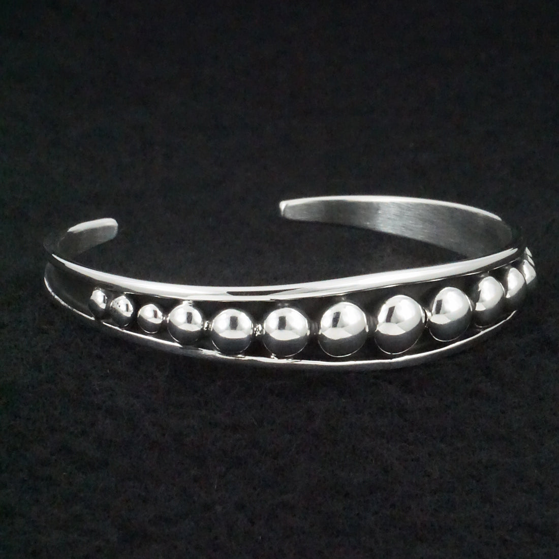 Jonathan Nez Sterling Silver Bracelet