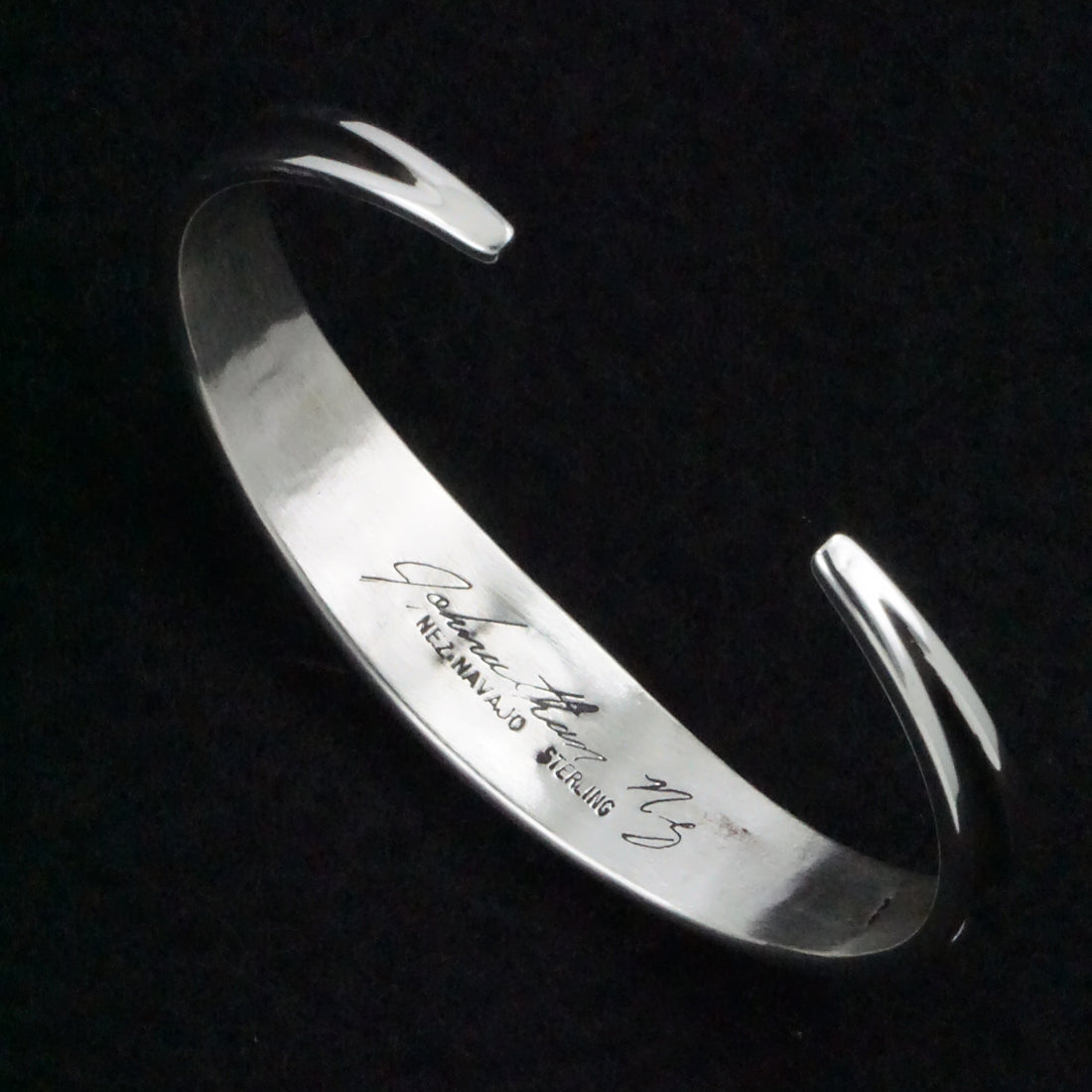 Jonathan Nez Sterling Silver Bracelet