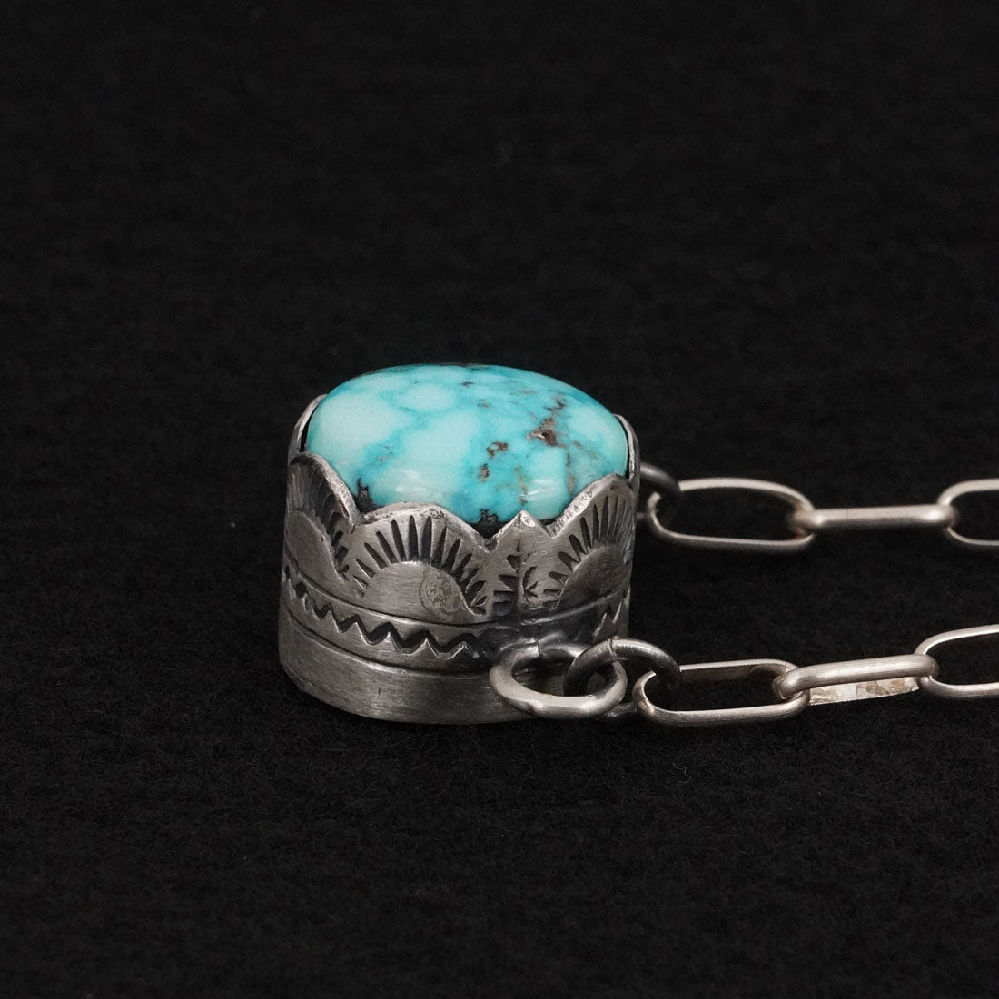 Randy Boyd Turquoise & Sterling Silver Necklace