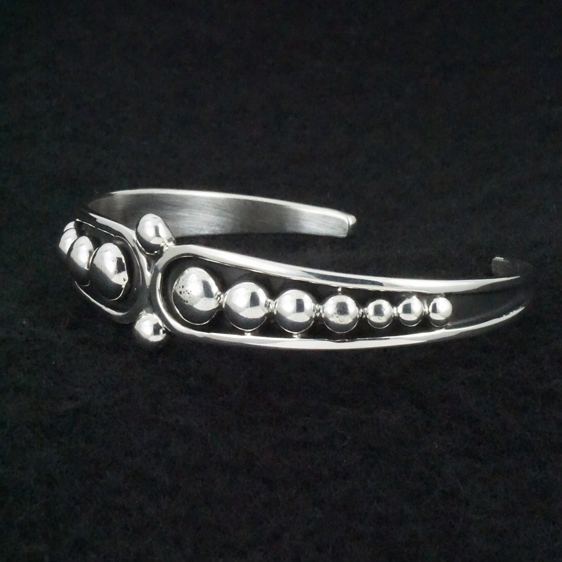 Jonathan Nez Sterling Silver Bracelet