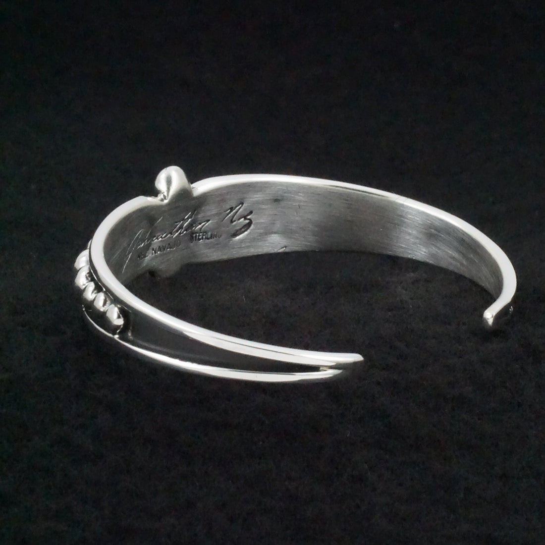 Jonathan Nez Sterling Silver Bracelet