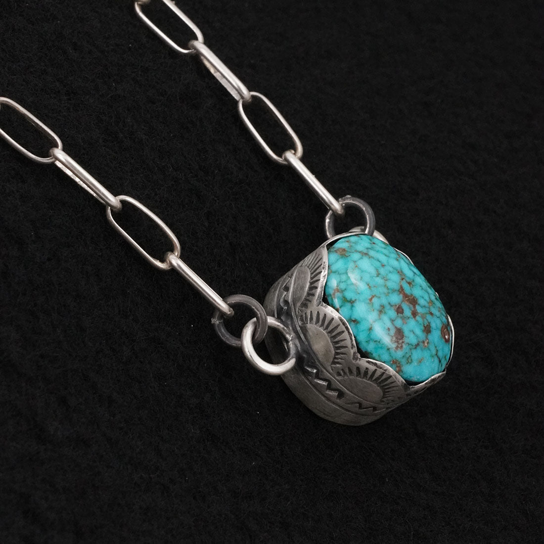 Randy Boyd Turquoise & Sterling Silver Necklace