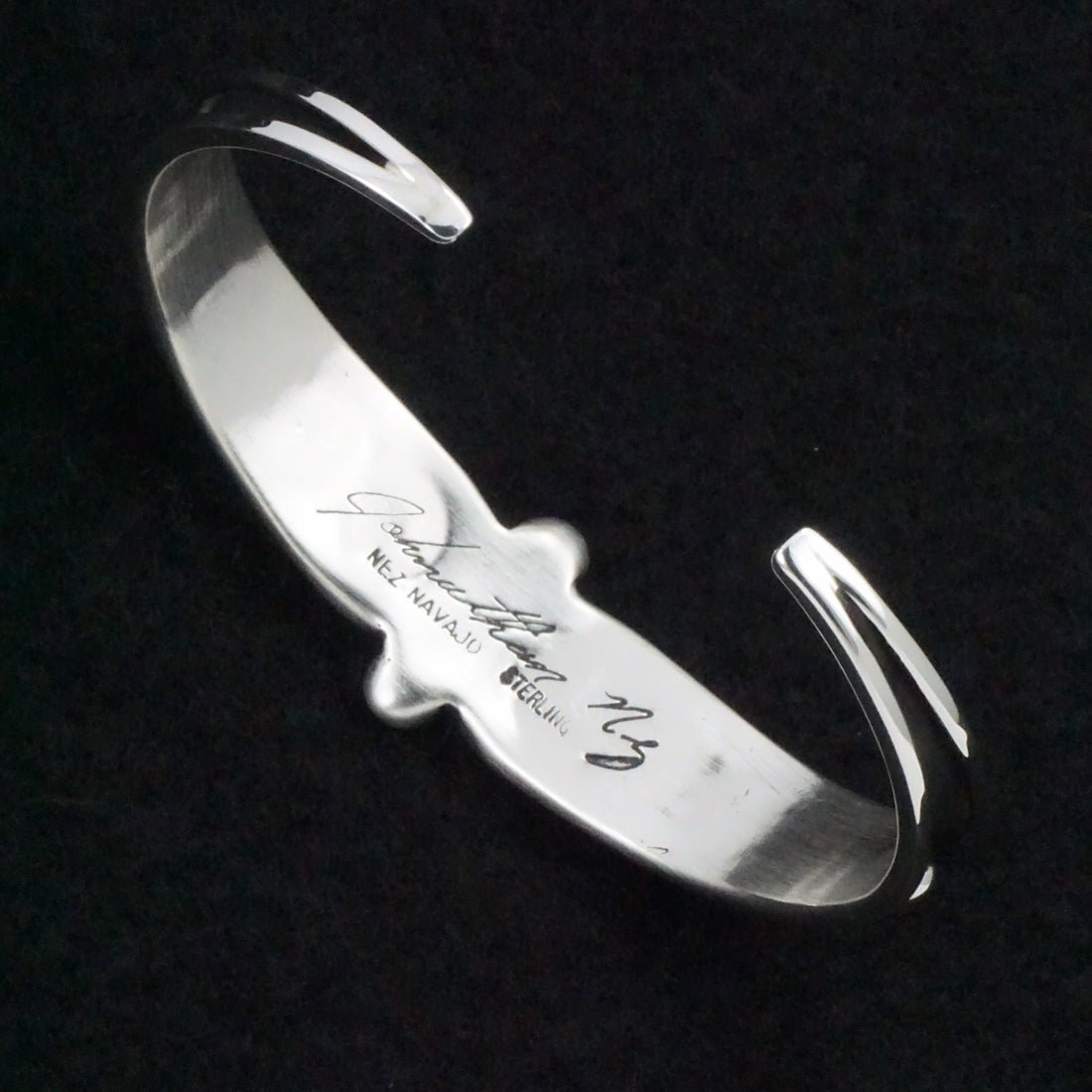 Jonathan Nez Sterling Silver Bracelet