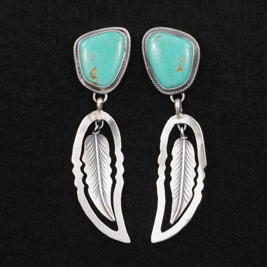 Darrin Livingston Turquoise & Sterling Silver Earrings