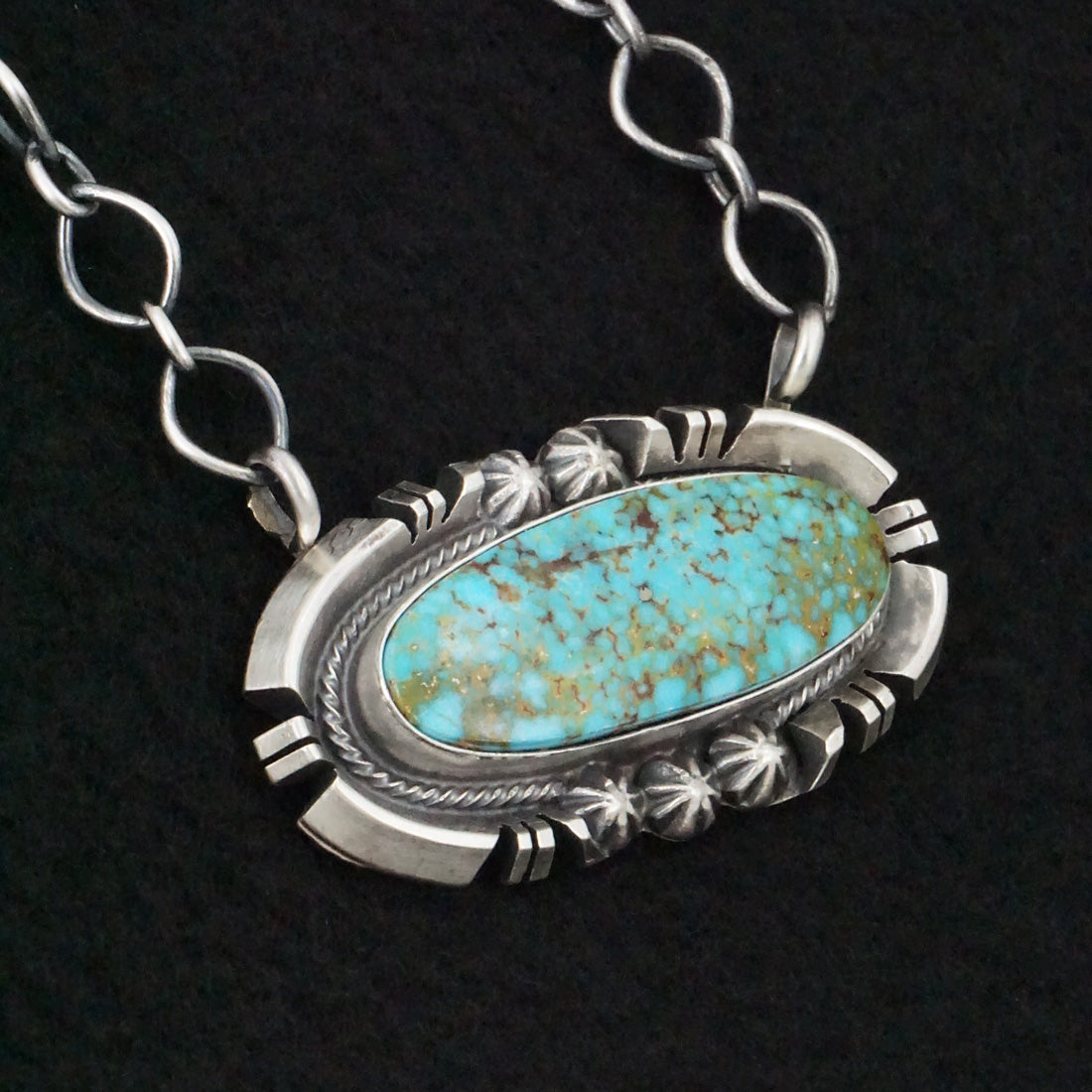 Randy Billy Turquoise & Sterling Silver Necklace