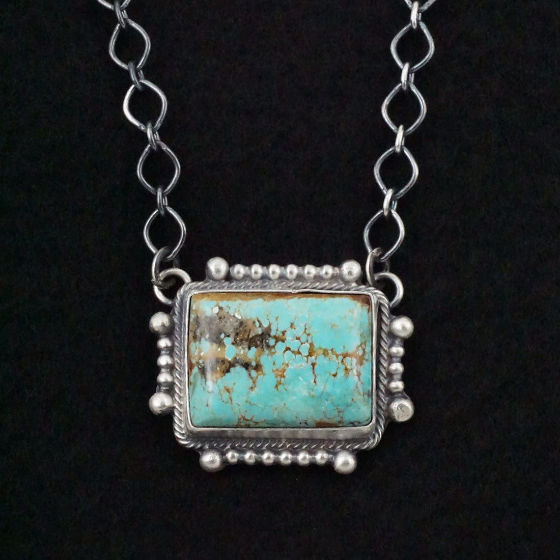 Darrin Livingston Turquoise & Sterling Silver Necklace