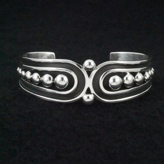 Jonathan Nez Sterling Silver Bracelet