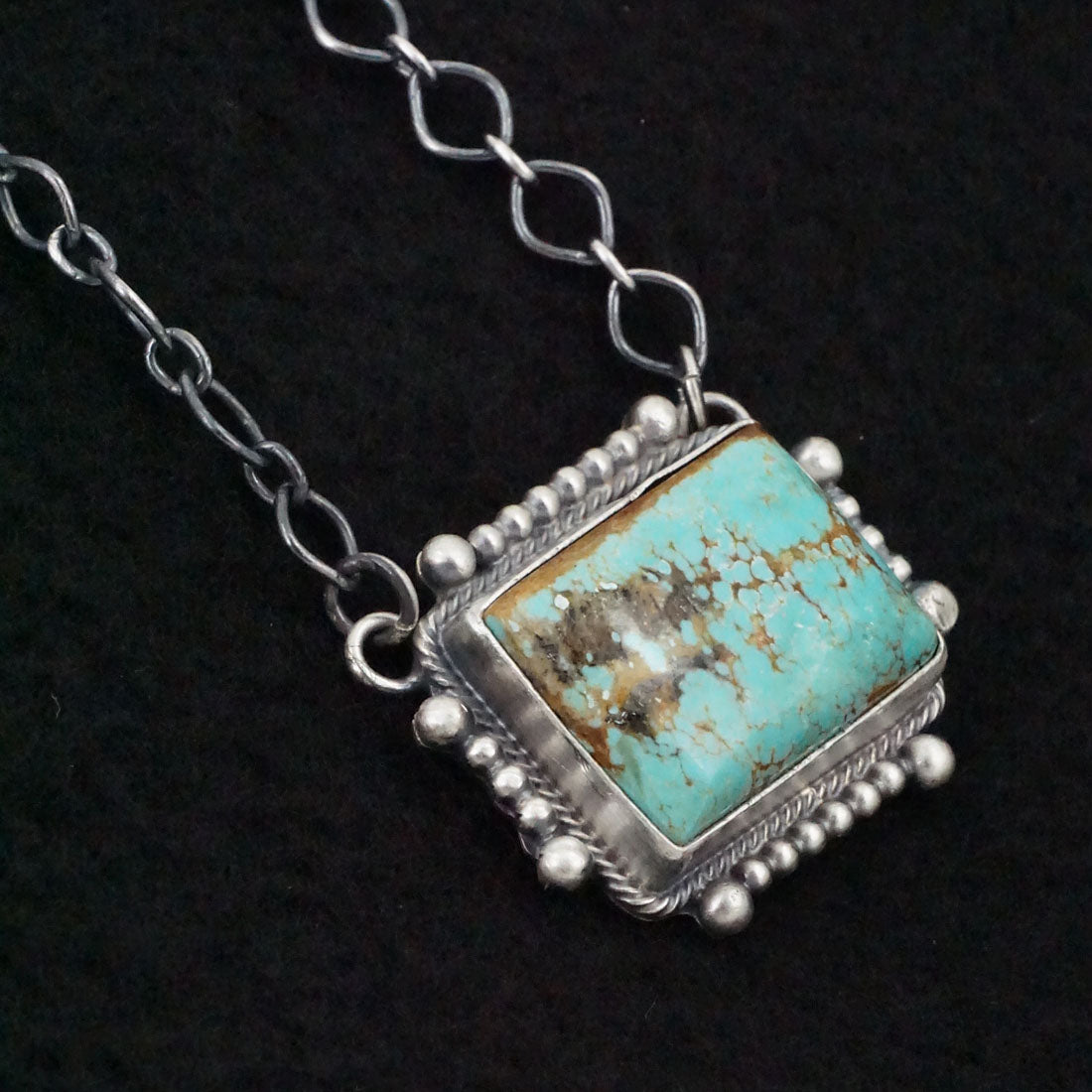 Darrin Livingston Turquoise & Sterling Silver Necklace