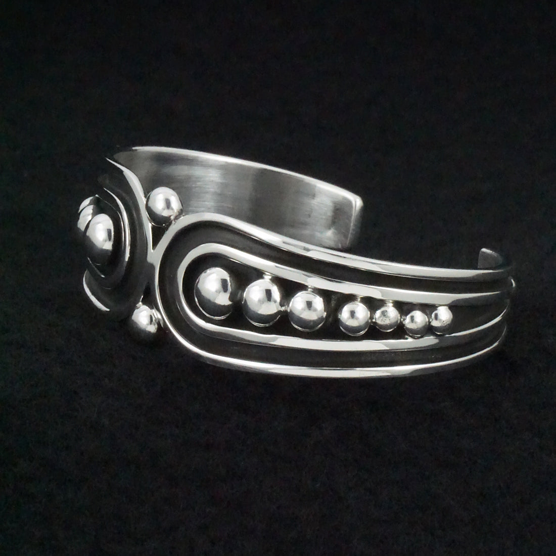 Jonathan Nez Sterling Silver Bracelet