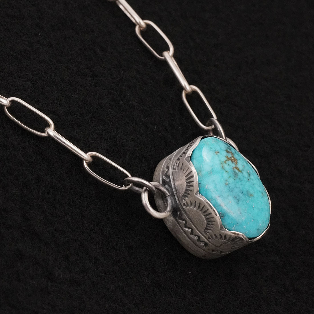 Randy Boyd Turquoise & Sterling Silver Necklace