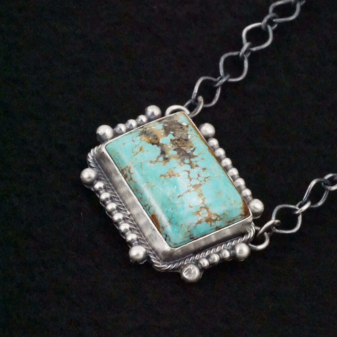 Darrin Livingston Turquoise & Sterling Silver Necklace