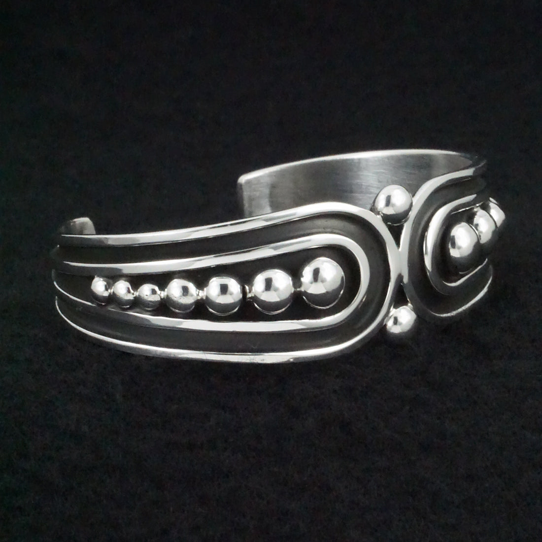 Jonathan Nez Sterling Silver Bracelet