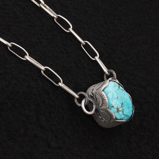 Randy Boyd Turquoise & Sterling Silver Necklace
