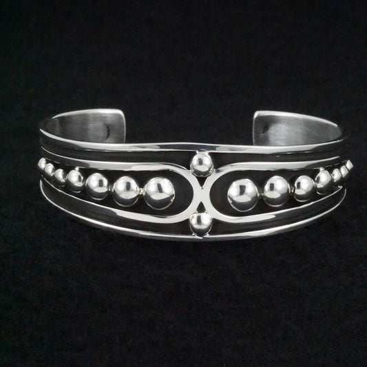 Jonathan Nez Sterling Silver Bracelet