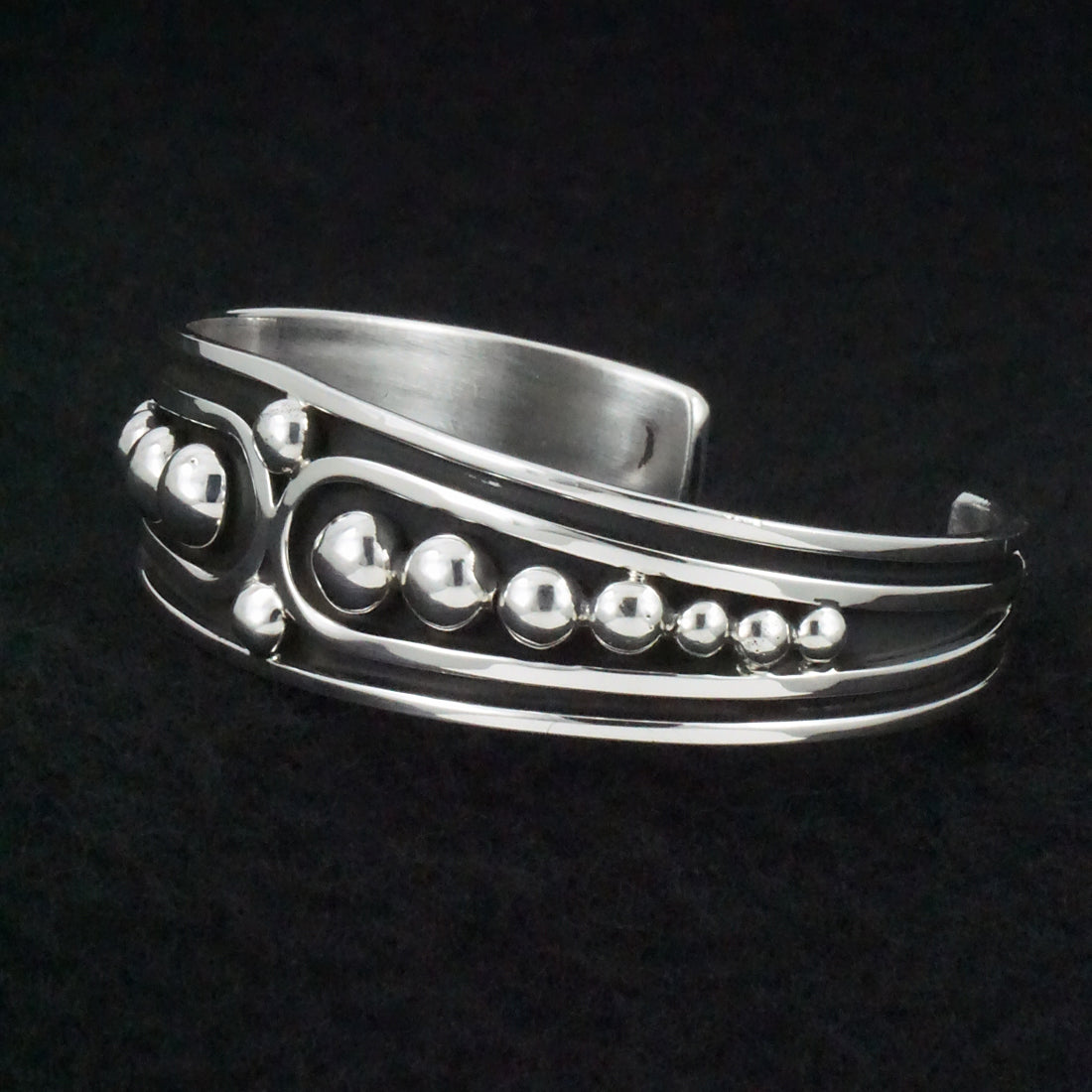 Jonathan Nez Sterling Silver Bracelet