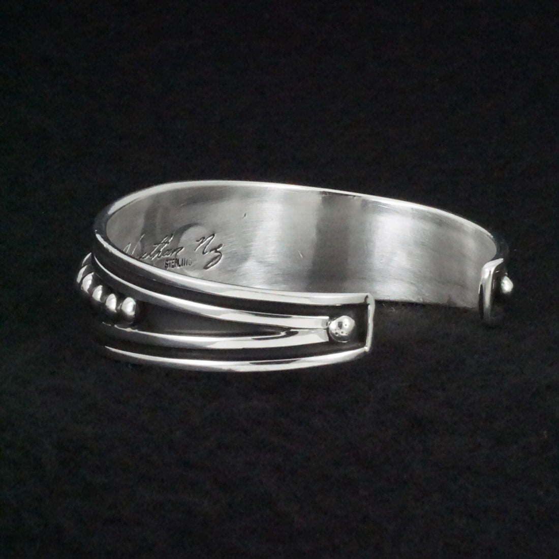 Jonathan Nez Sterling Silver Bracelet