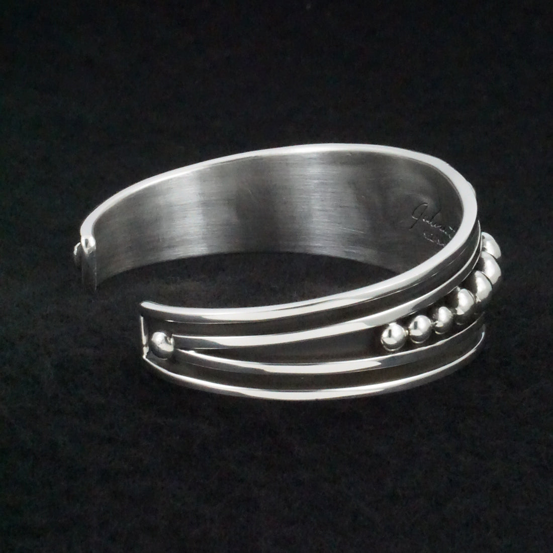 Jonathan Nez Sterling Silver Bracelet