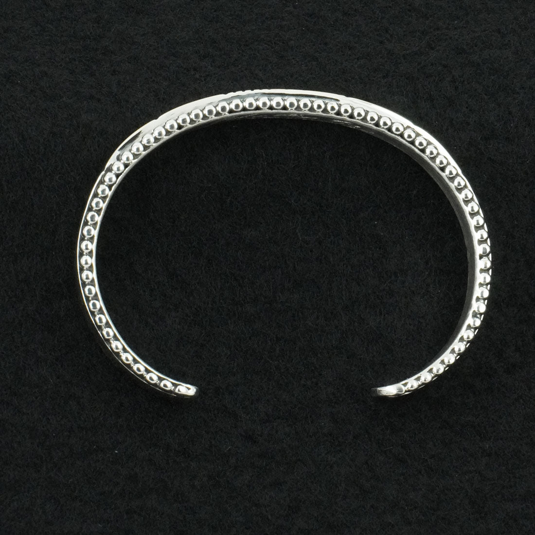 Jonathan Nez Sterling Silver & 14k Gold Bracelet