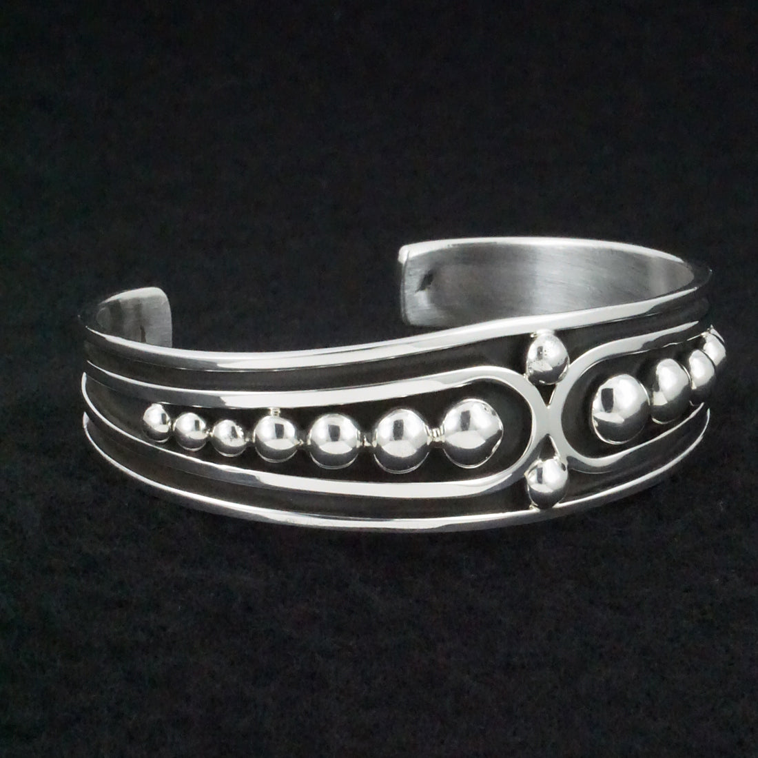 Jonathan Nez Sterling Silver Bracelet