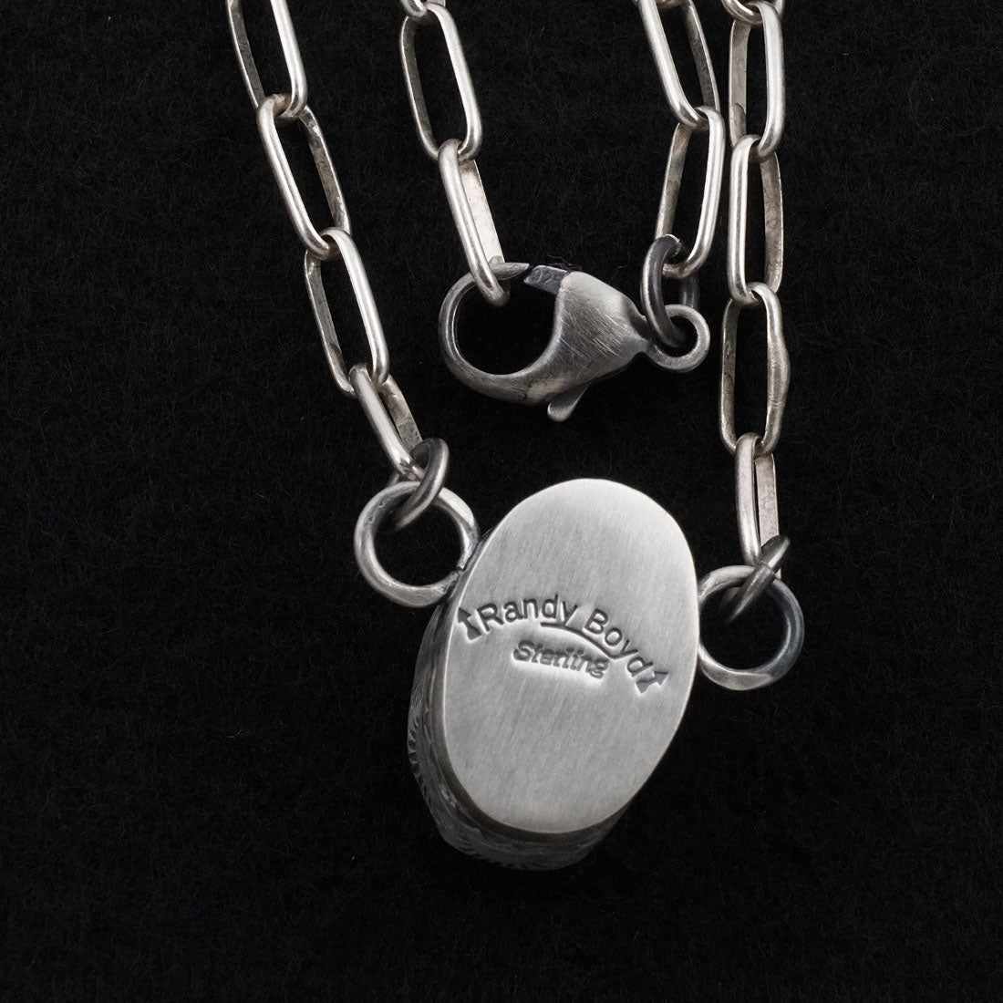 Randy Boyd Turquoise & Sterling Silver Necklace